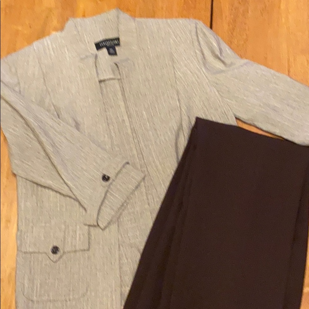 Perceptions dress pants and jacket